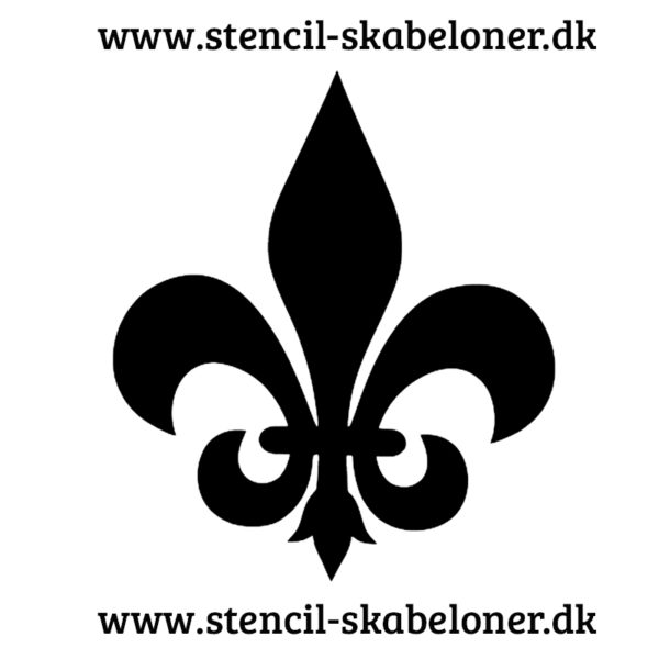 FLEUR-DE-LIS - stencil - FL5