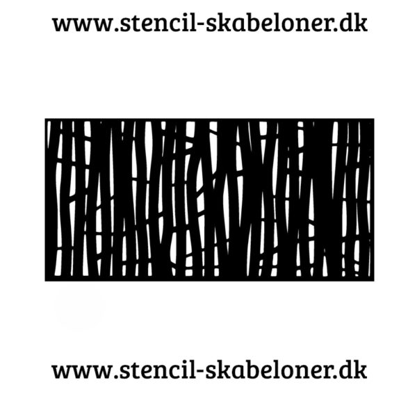 stencil med træmønster