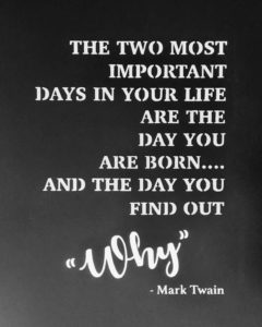 Citat stencil med Mark Twain citat