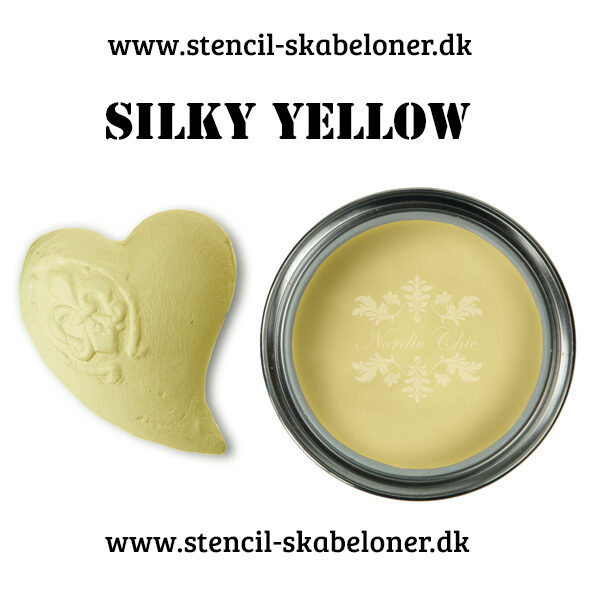 Silky Yellow er en helt fantastisk gul kalkmaling fra Nordic chik - super fed farve
