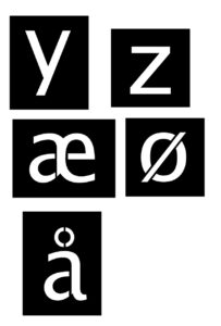 Bogstav skabeloner individuelle 9 cm a-z små bogstaver