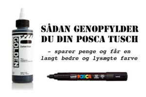 Sådan Genopfylder Du Din Posca Tusch