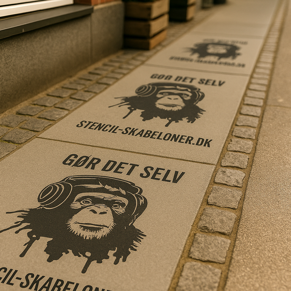 Firma logo stencil-lav personlig branding